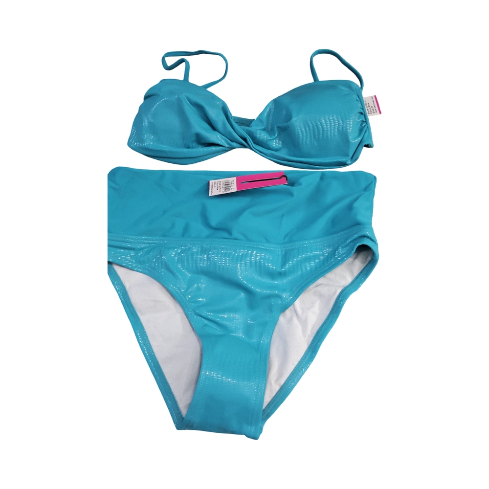 1 New Naika 2 piece Blue Women's Bikini Set size medium